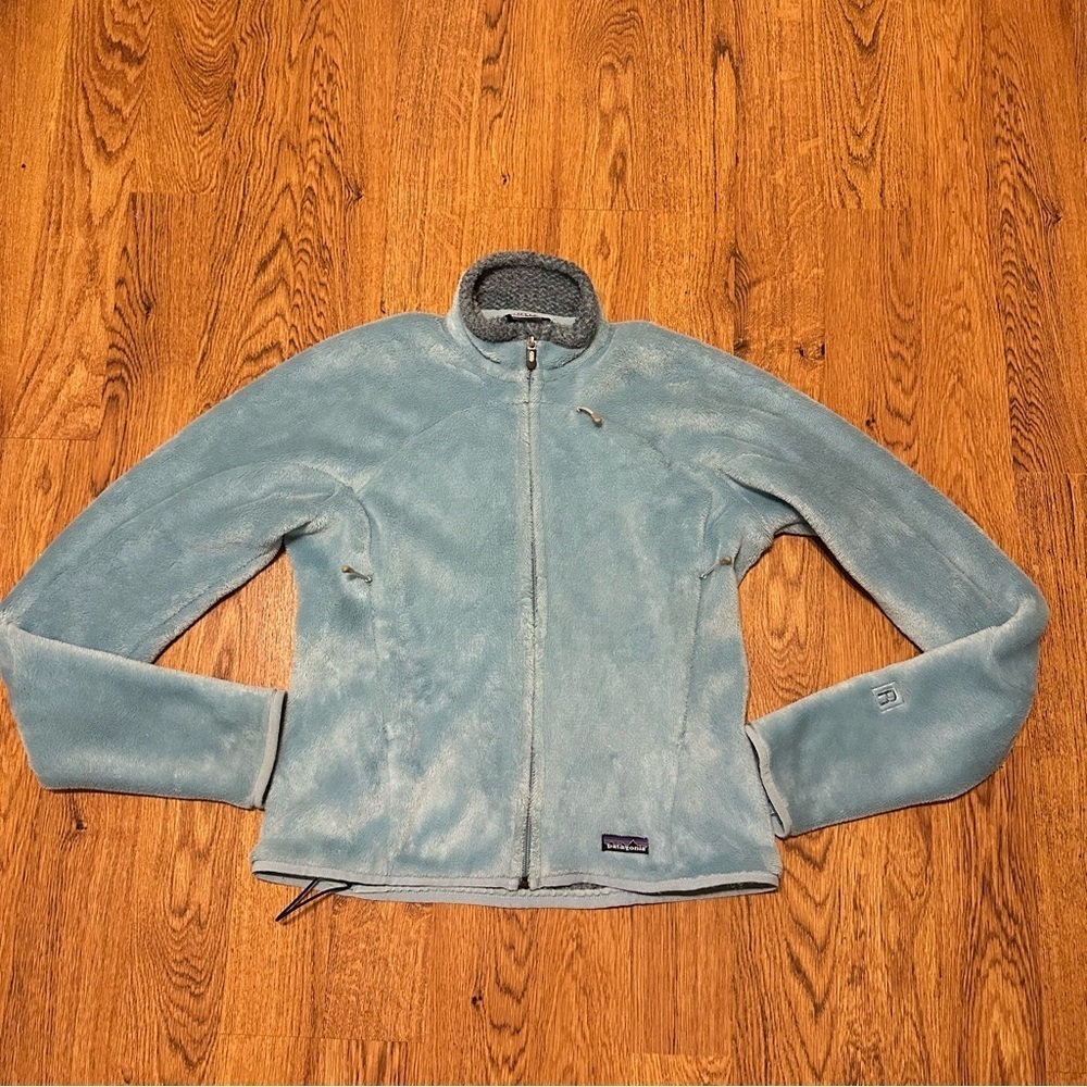 Patagonia Light Blue Better Sweater Jacket Fleece Zip Up Medium Cold Weather